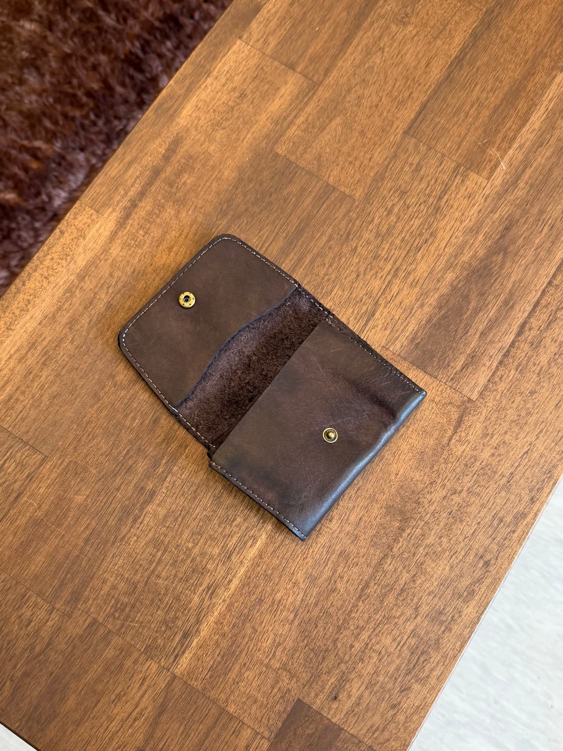 Vtg 빈티지 콘초 레더 월렛 (Dark Brown) 상품이미지5