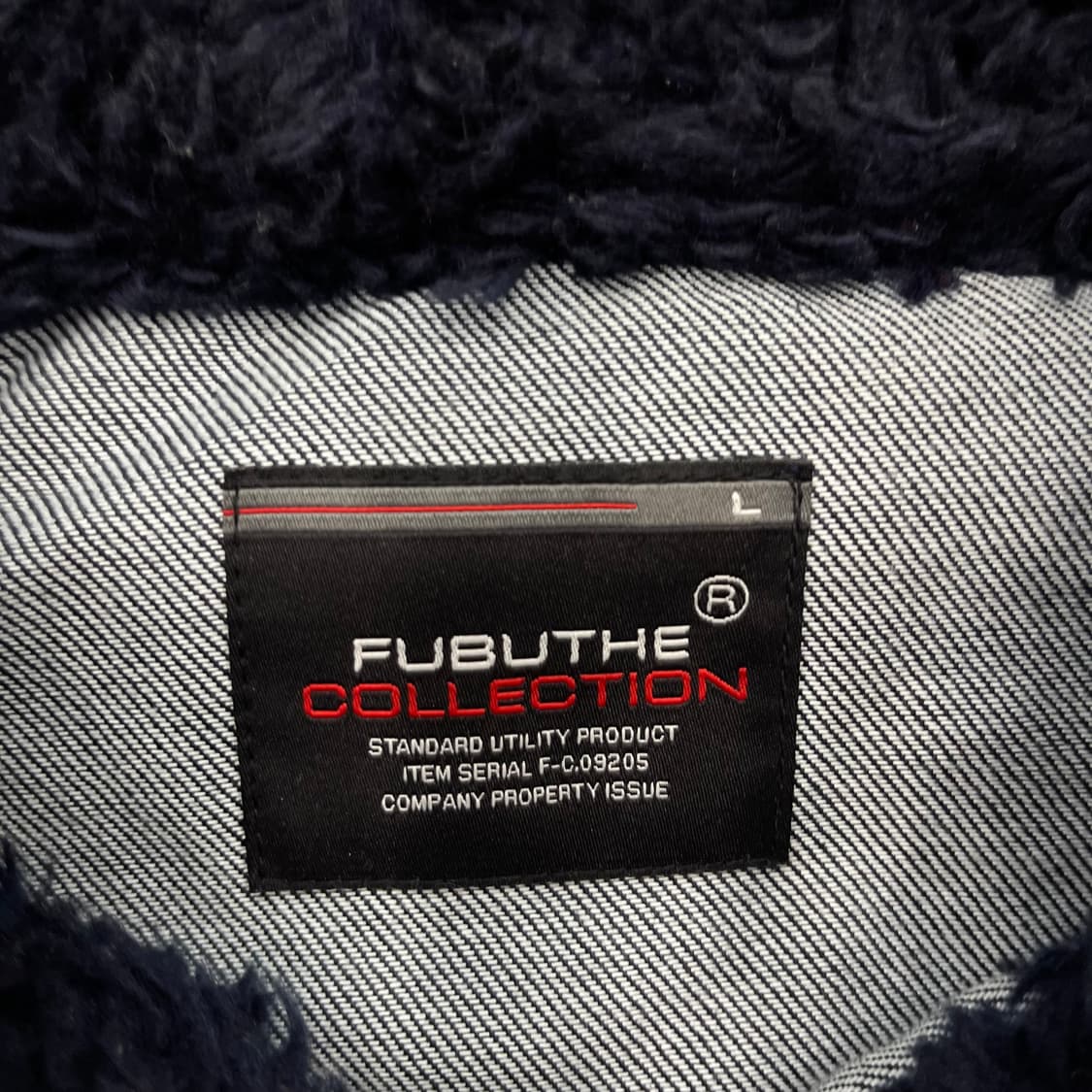 100 후부 체크 데님 울 니트 퀄팅자켓 상품이미지6