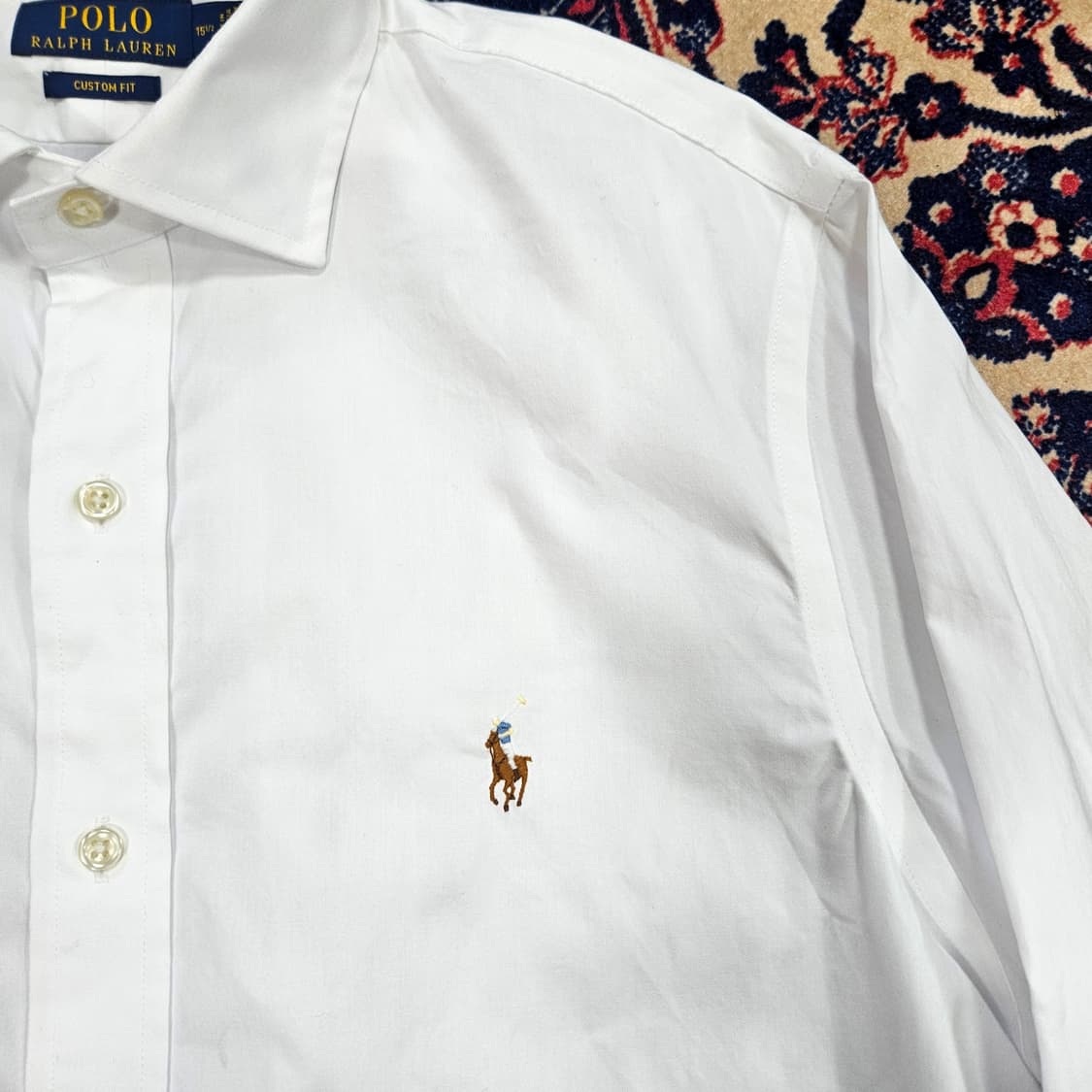 폴로랄프로렌 아이코닉 커스텀핏 셔츠 XL size 상품이미지4