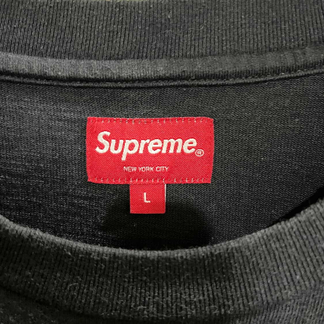 (L) 슈프림 자수 스케치 반팔 티셔츠 상품이미지5