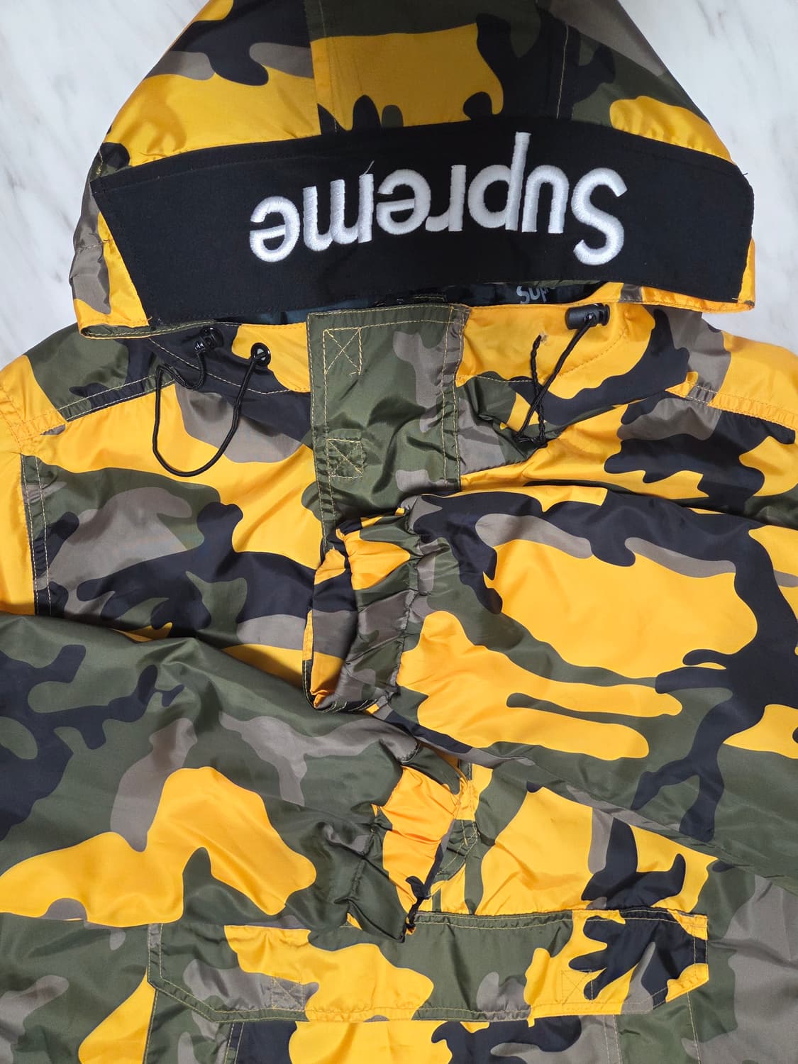 슈프림 후드 로고 하프 집업 아노락 상품이미지3