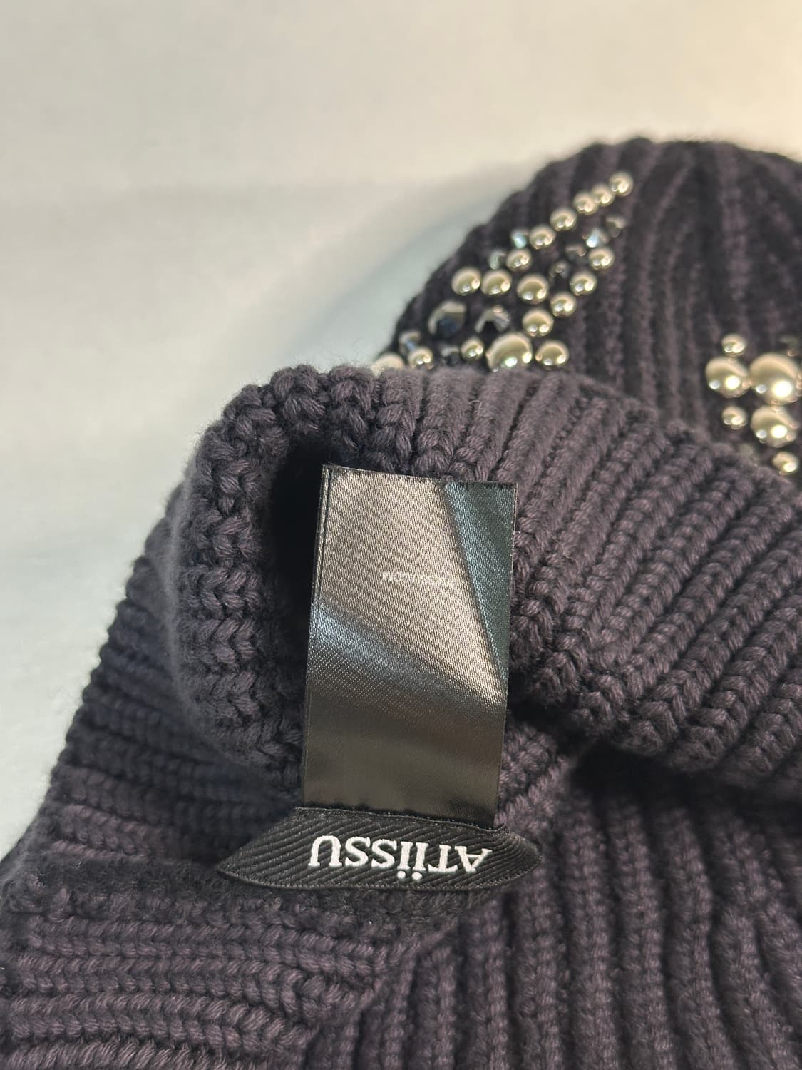 ATIISSU (어티슈) Shine Beanie – Grey 상품이미지3