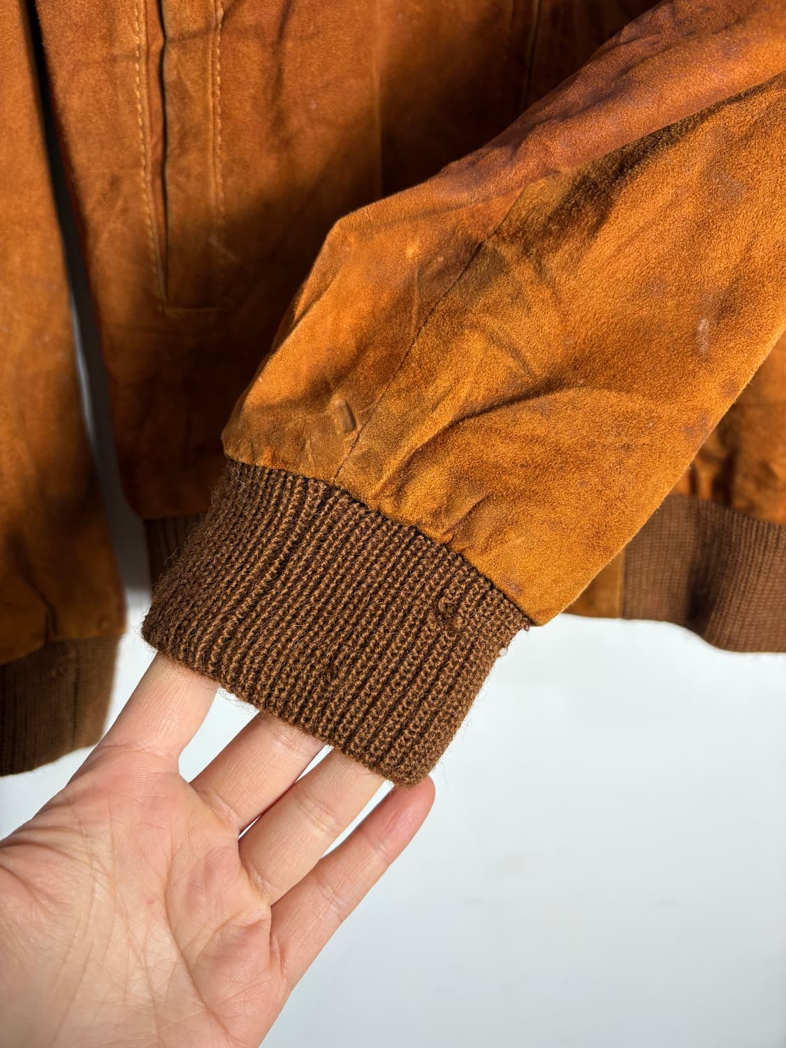 스웨이드 가죽 블루종 자켓 상품이미지9