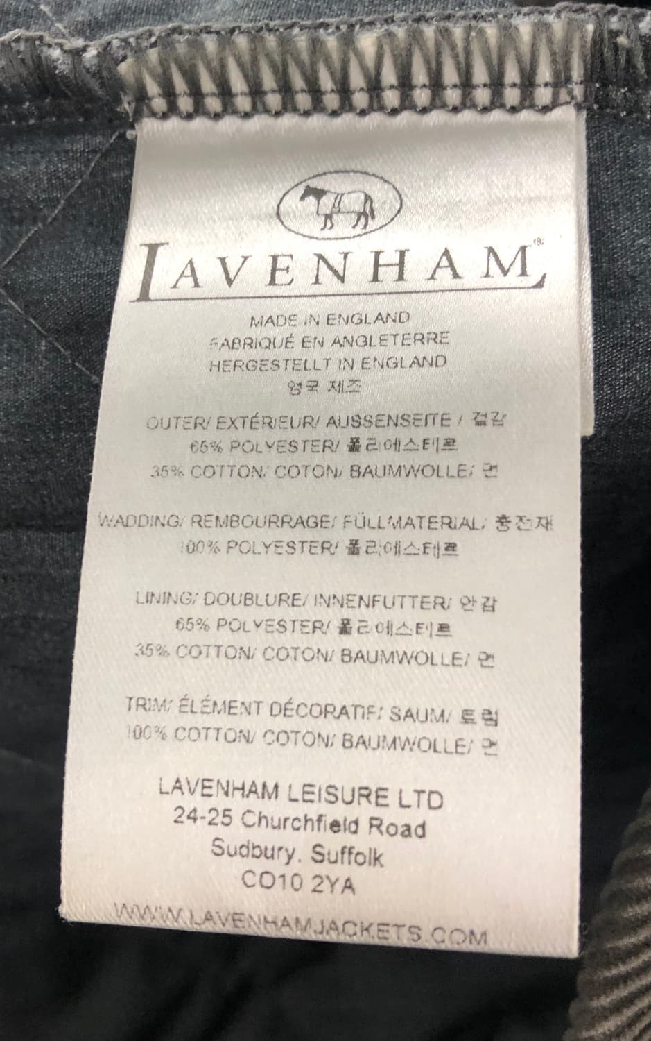 Lavenham 퀄팅 자켓 S 상품이미지6
