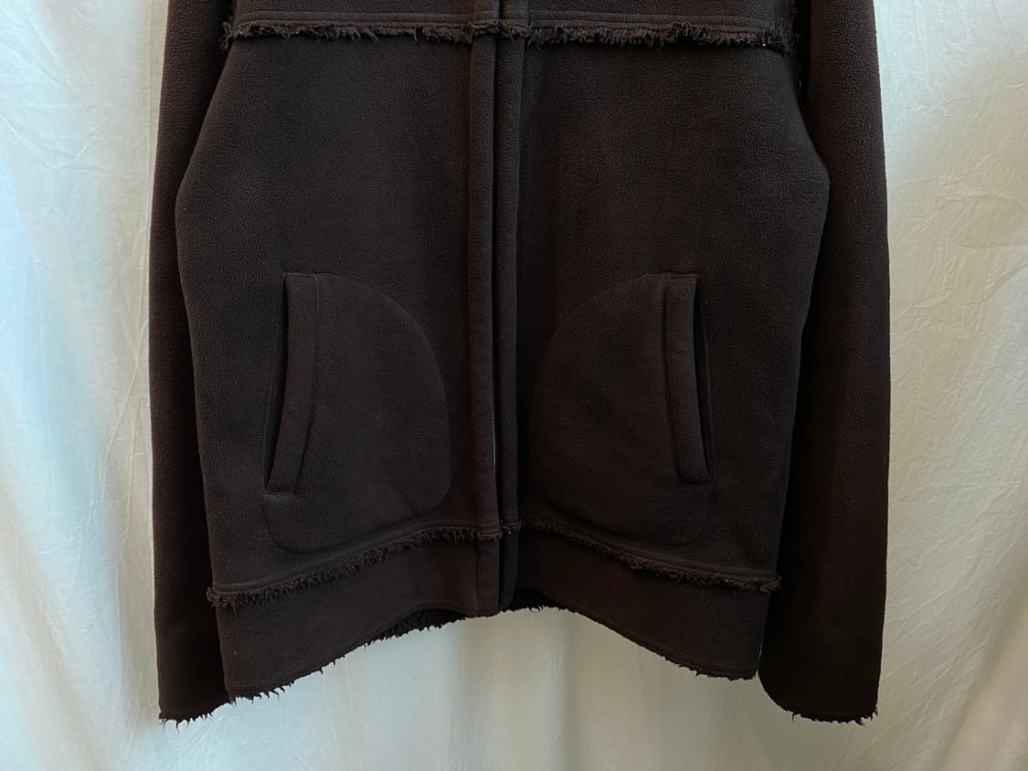 UNIQLO 브라운 플리츠집업자켓(M) 상품이미지4