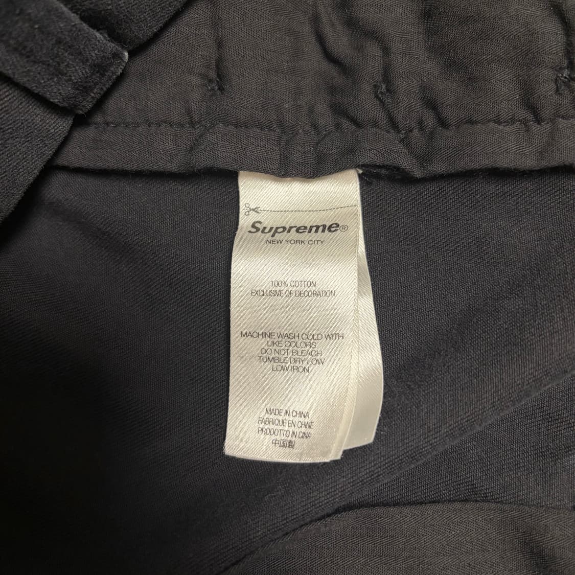 슈프림 Supreme 핀업걸 치노 팬츠 바지 블랙 34 상품이미지9