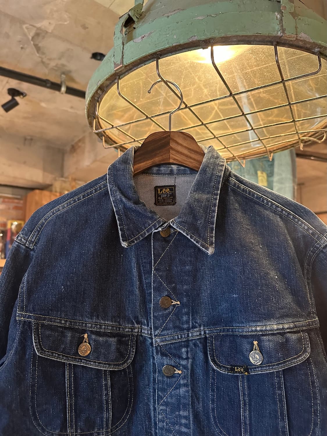 60s USA LEE 101-J 빈티지 리 데님 트러커 자켓 상품이미지4