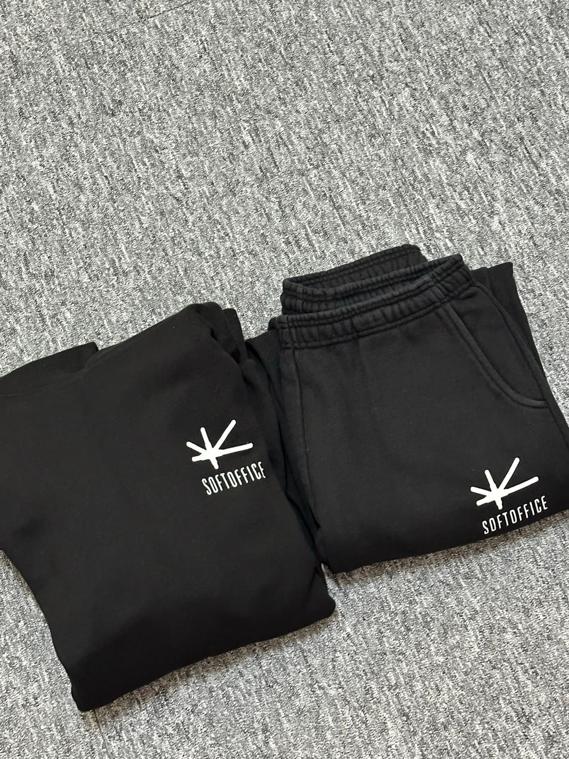 알괄판매 가격) 소프트오피스 softoffice 후드티 & 조거팬츠 M 상품이미지1