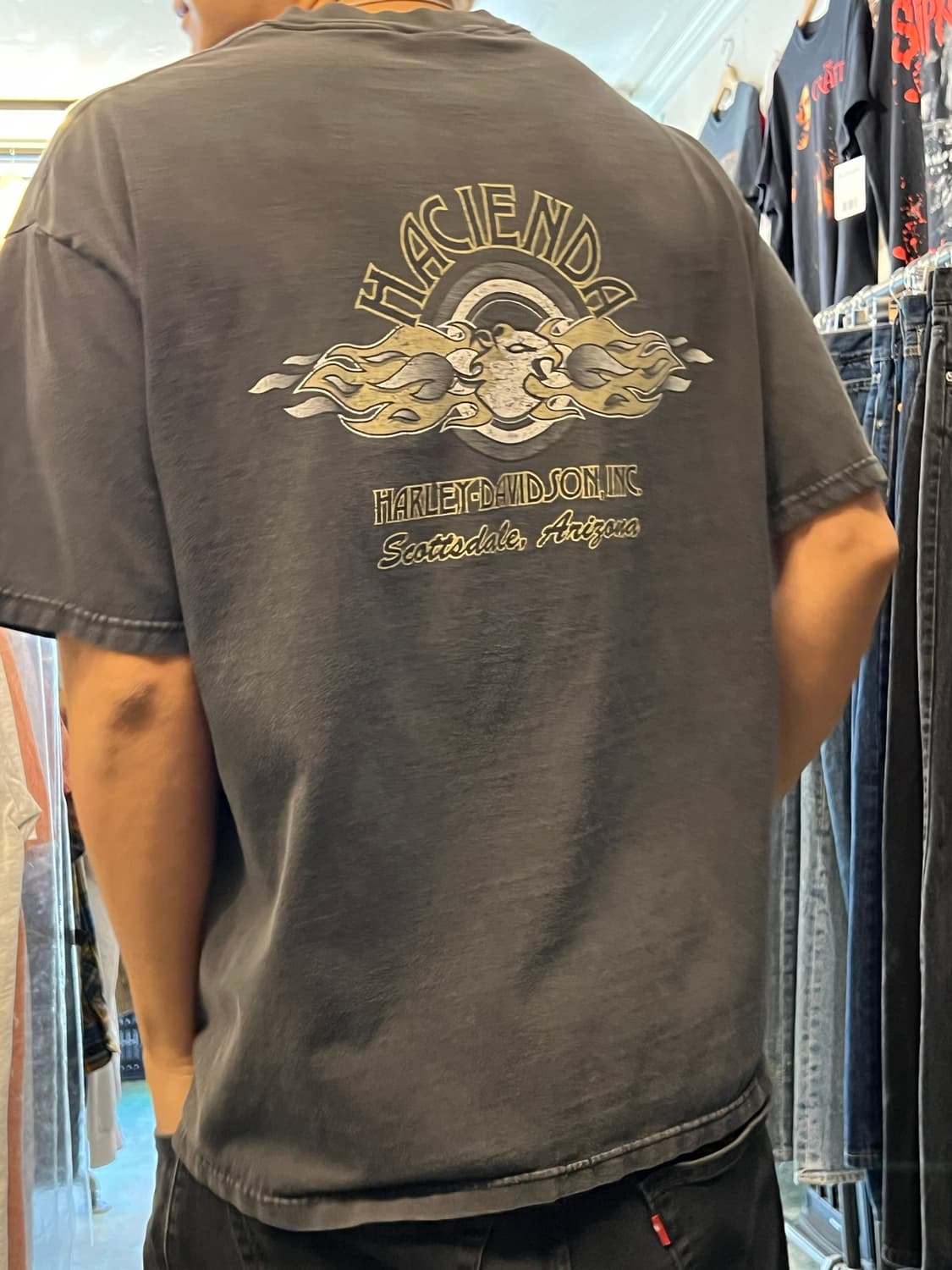 00's [XL] 할리데이비슨 애리조나 USA 빈티지 반팔티 상품이미지3
