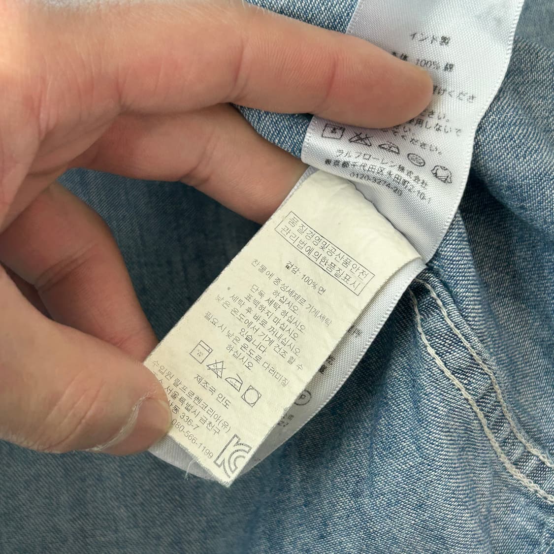 데님앤서플라이 반팔 데님 셔츠 상품이미지7