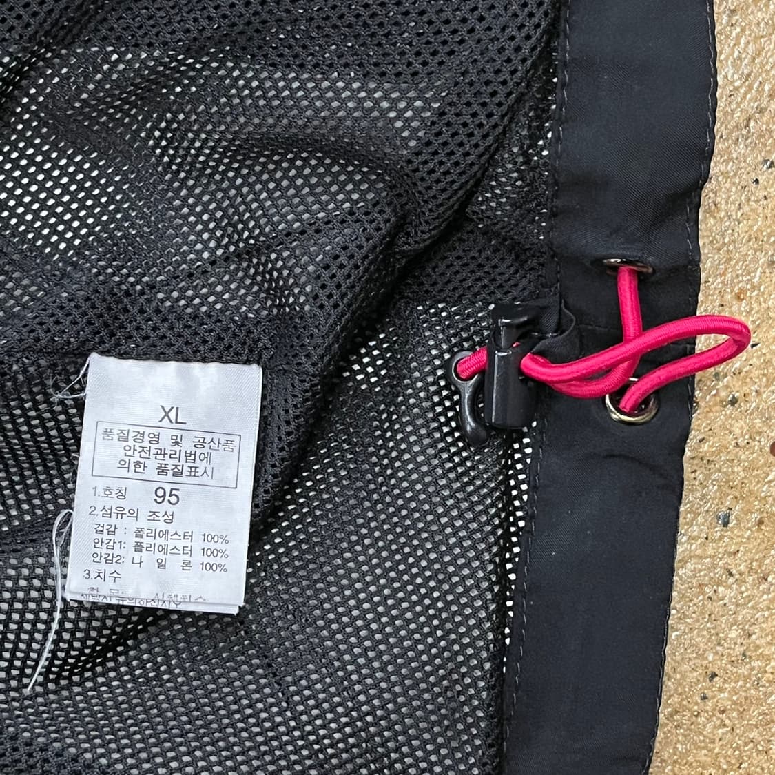 [정품/95] 노스페이스 블랙 바람막이 자켓 b8 상품이미지5