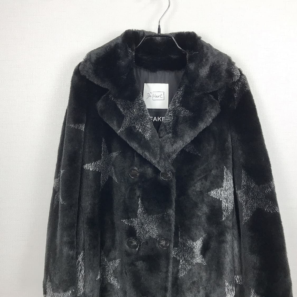 디하트 De'Hart 페이크퍼 하프 코트 여성38 상품이미지3