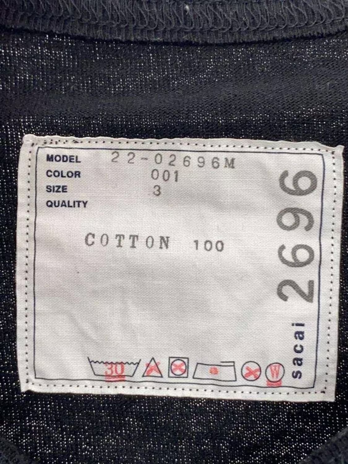 SACAI LONG SLEEVE BANDANA PRINT T-SHIRT  상품이미지4