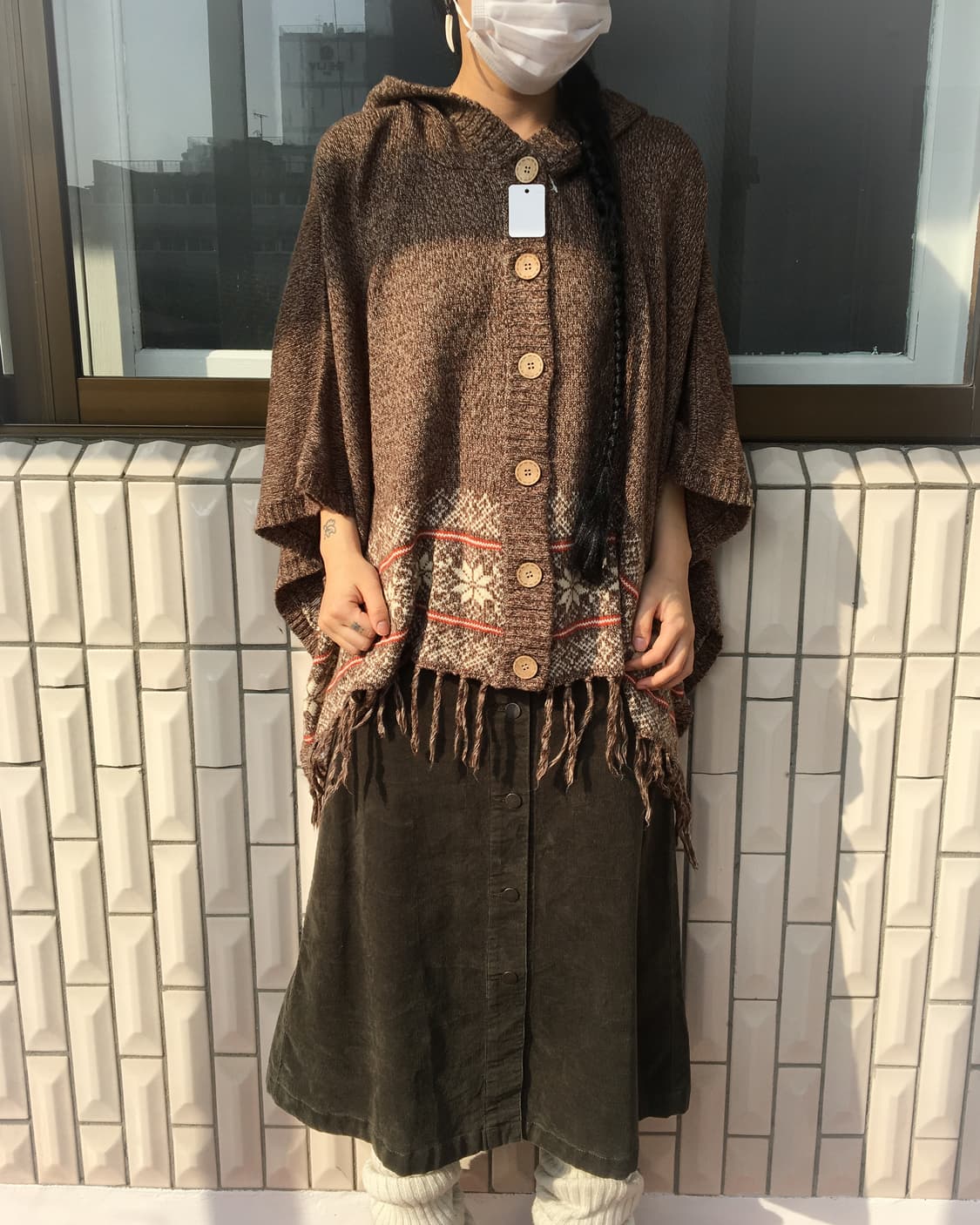 Button up corduroy skirt 상품이미지4