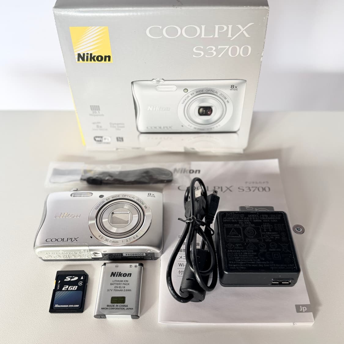 ✨에스파·라이즈픽/미품✨ 니콘 쿨픽스 s3700 실버 빈티지디카 상품이미지2