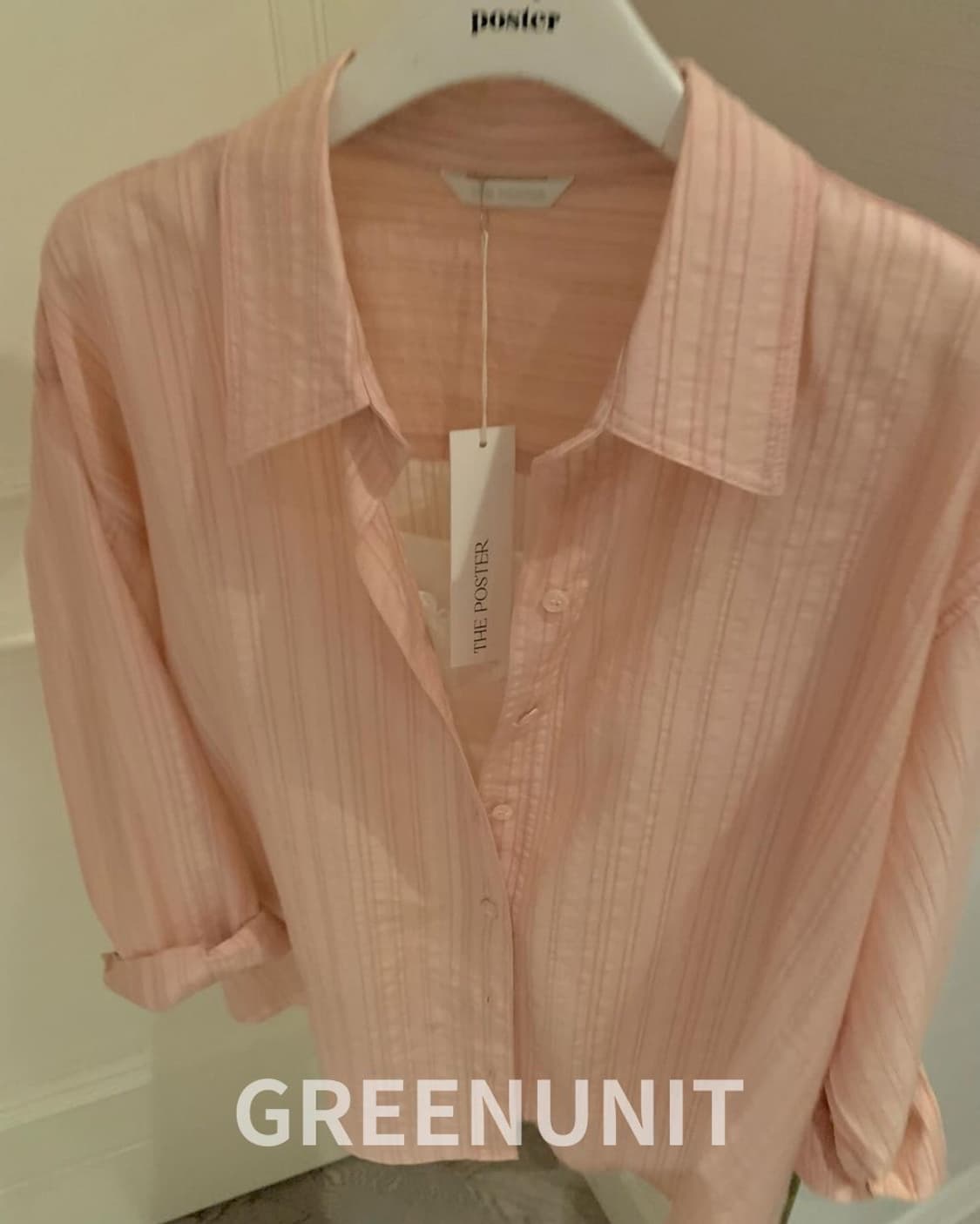 포스터 poster 솔트 스트라이프 셔츠 상품이미지2