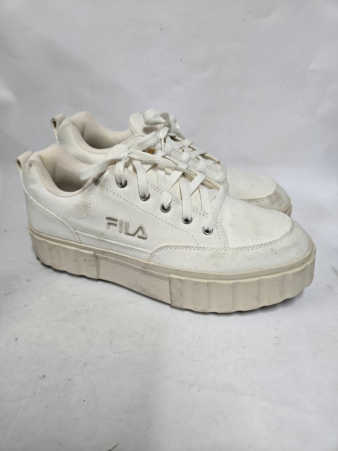 거의새제품)샌드 블라스트 로우 흰색 운동화270 상품이미지1