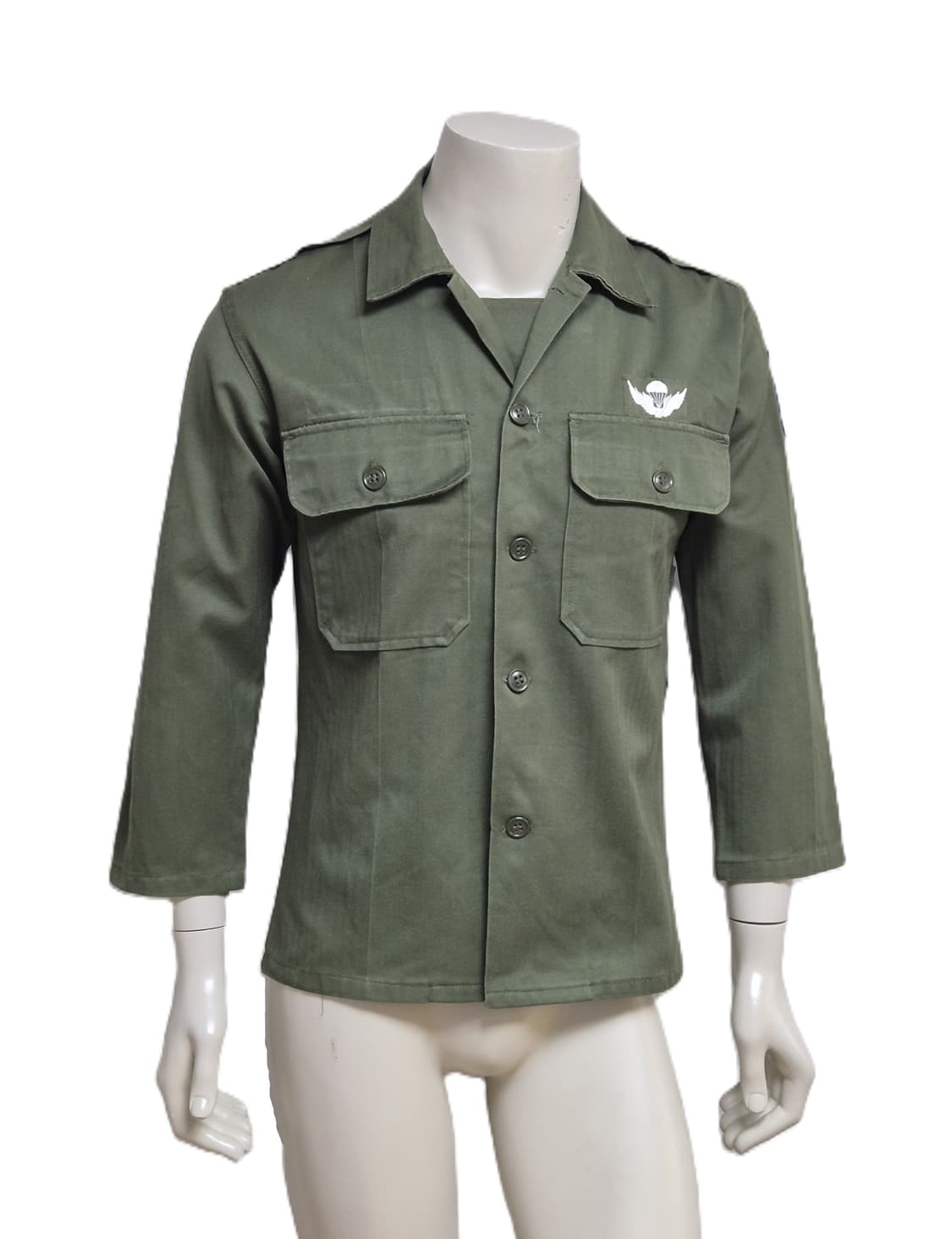 육군 구형 12사단 민무늬 전투복 상의 자켓 (S) 상품이미지1