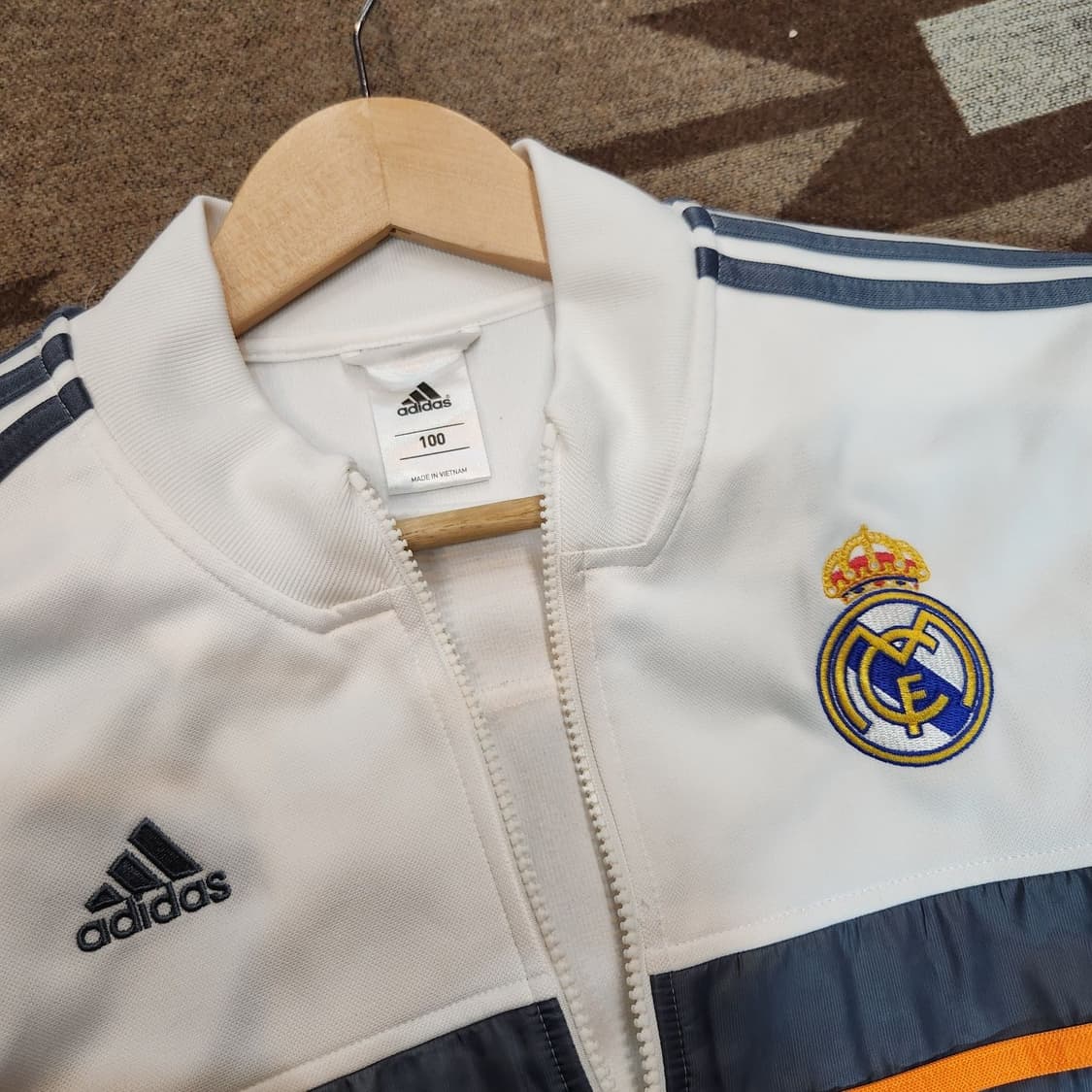 레알마드리드 아디다스 져지 트랙탑 100 화이트 상품이미지2