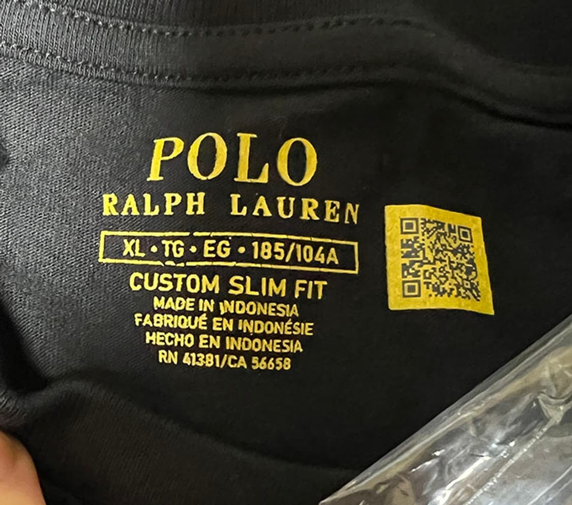 POLO 폴로 남자 반팔티 화이트포니 새상품 블랙 캐주얼 XXL 110 상품이미지4
