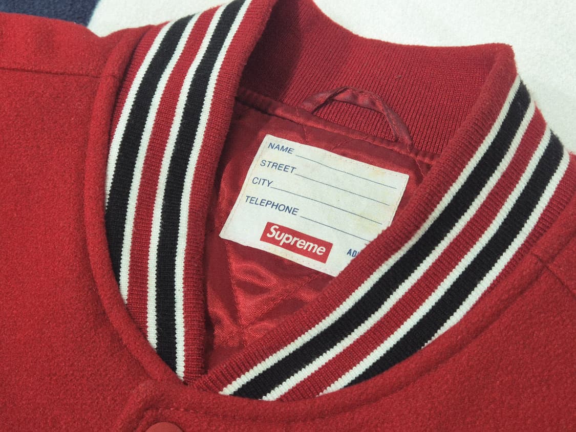 SUPREME 슈프림 치토 본 레더 바시티 자켓 상품이미지4