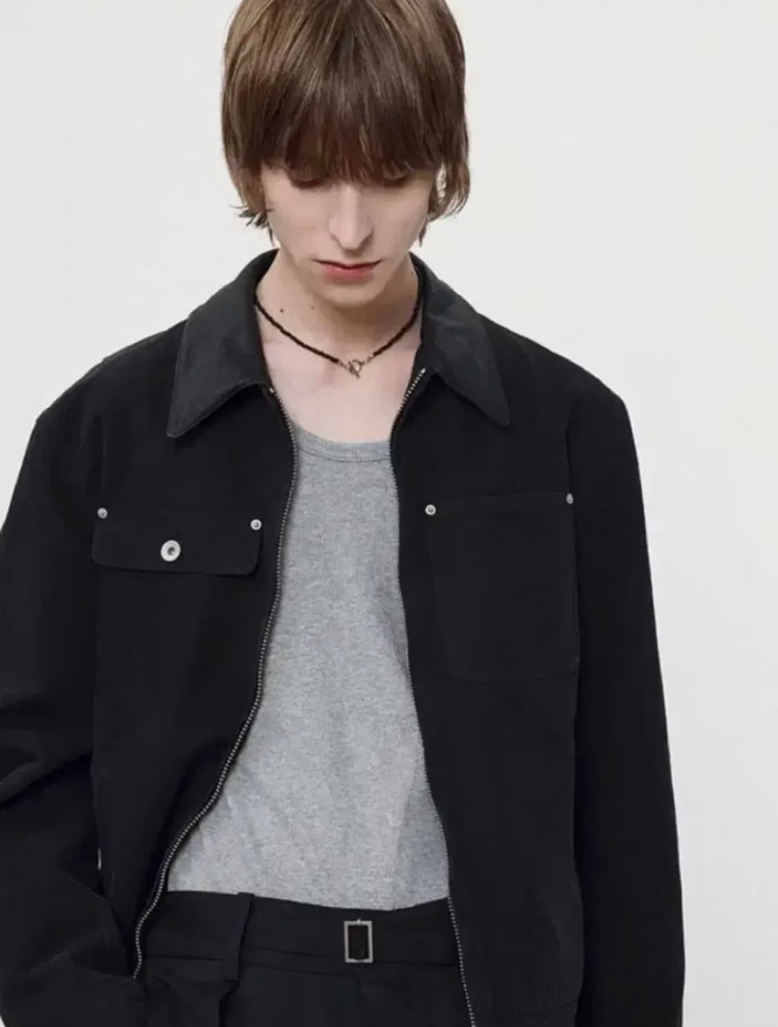 토니웩 레더카라 워크자켓 상품이미지3