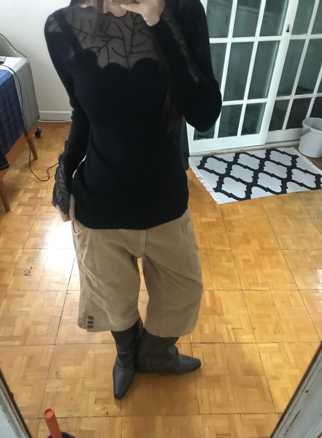 vintage corduroy carpri pants (29inch) 상품이미지4