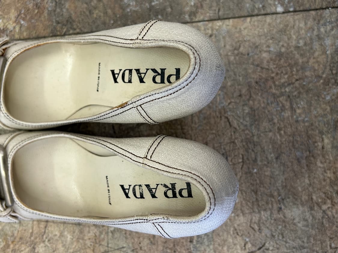 PRADA 캔버스 힐 상품이미지3