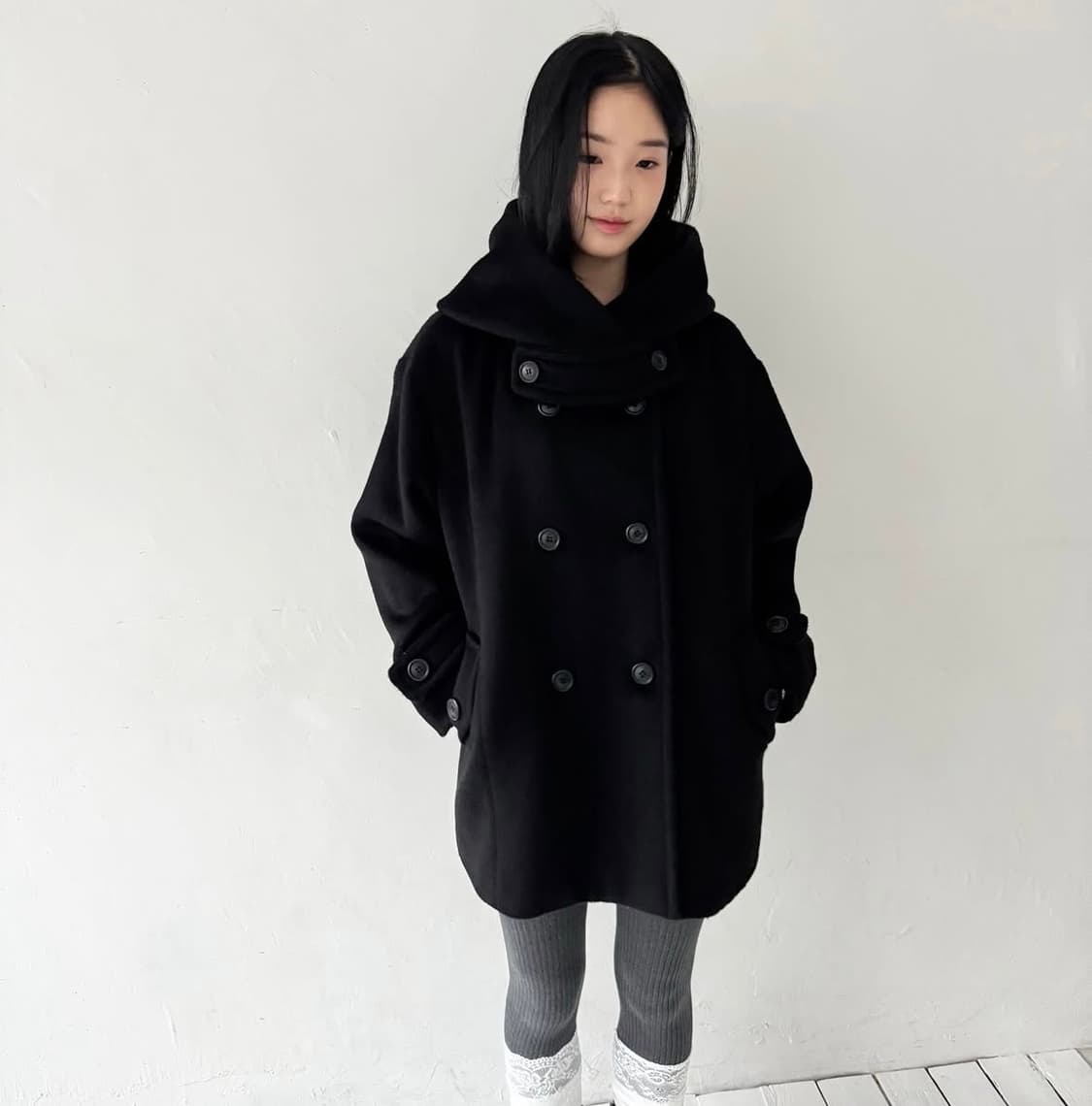 인앤양인하모니 미야 코트 블랙 (리뉴얼) 상품이미지2