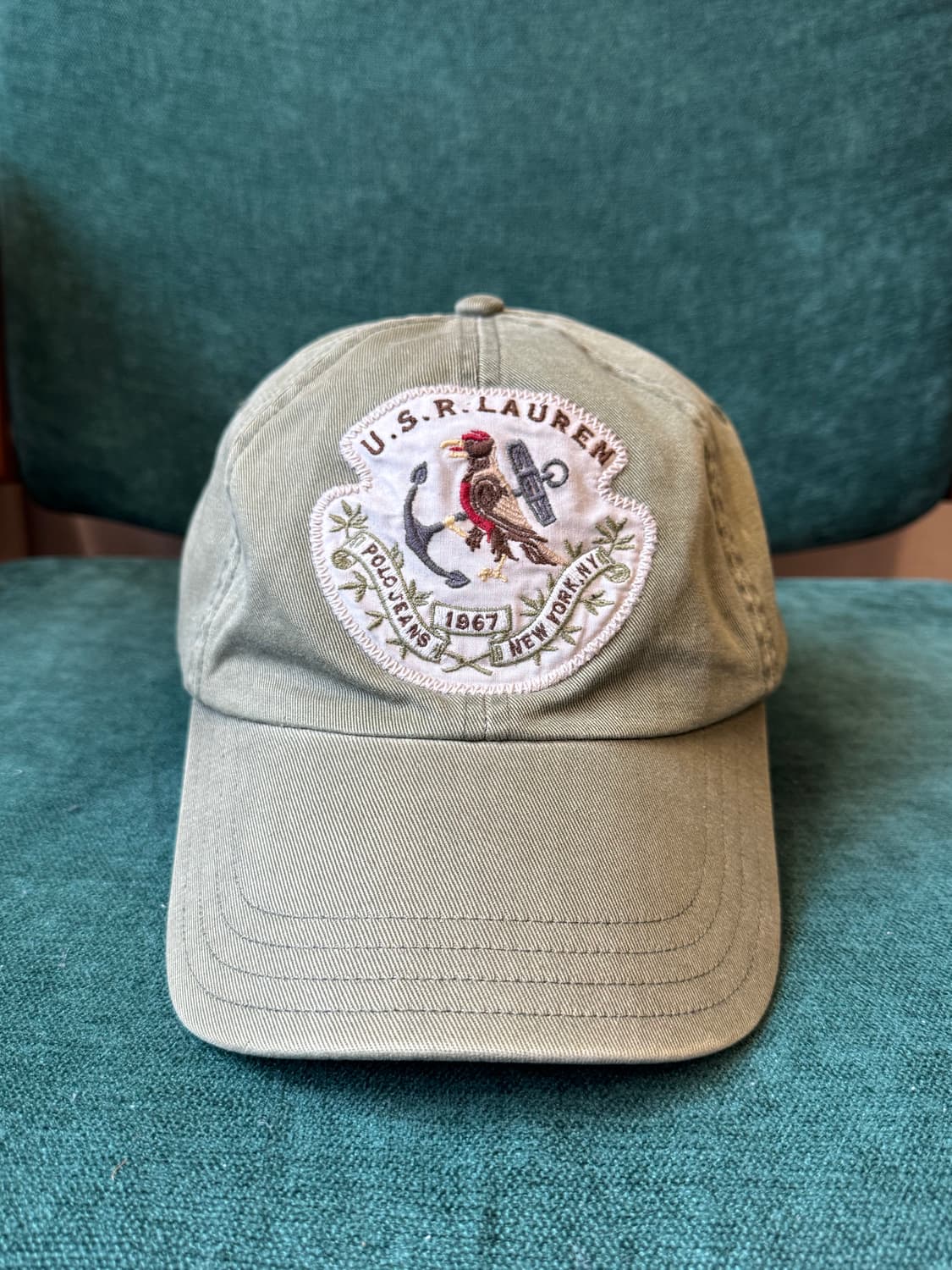 폴로 진스 00s 밀리터리 패치 볼캡 상품이미지1