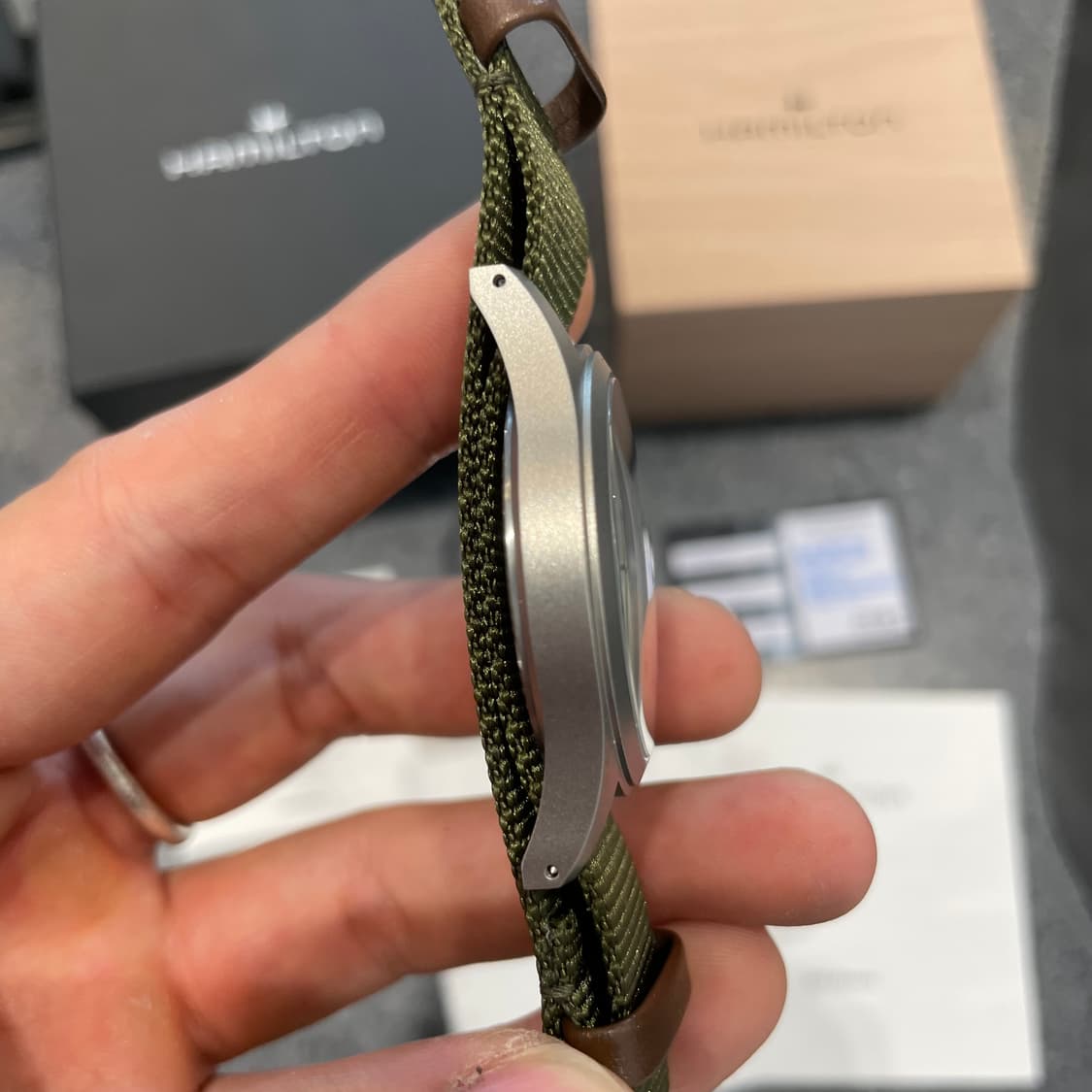 해밀턴 카키필드 메카니컬 38mm 상품이미지3