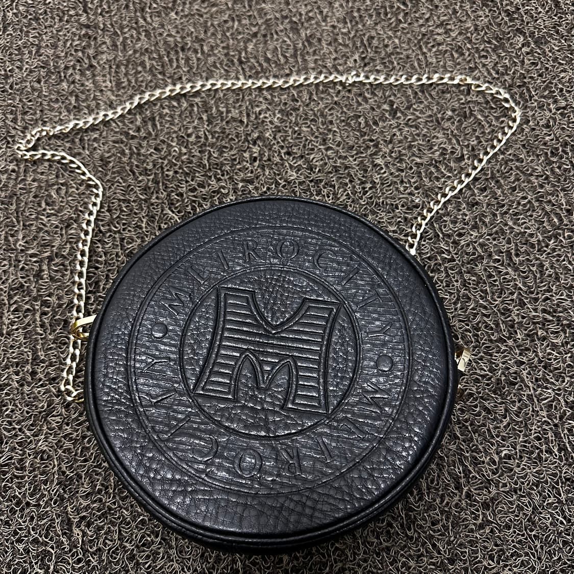 메트로시티 여성 가죽 크로스백 블랙 상품이미지3