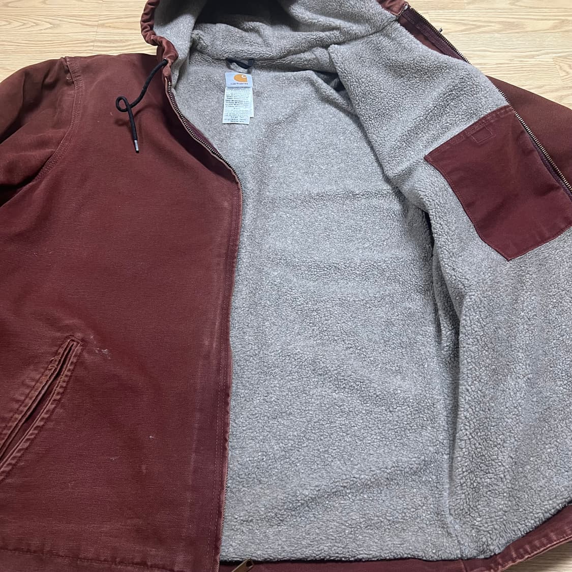 [CARHARTT] 칼하트 J141 CLY 클레이 액티브 후드자켓 상품이미지7