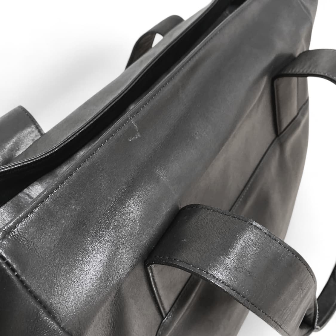 요지 야마모토 느와르 소가죽 토트백 큰사이즈 상품이미지8