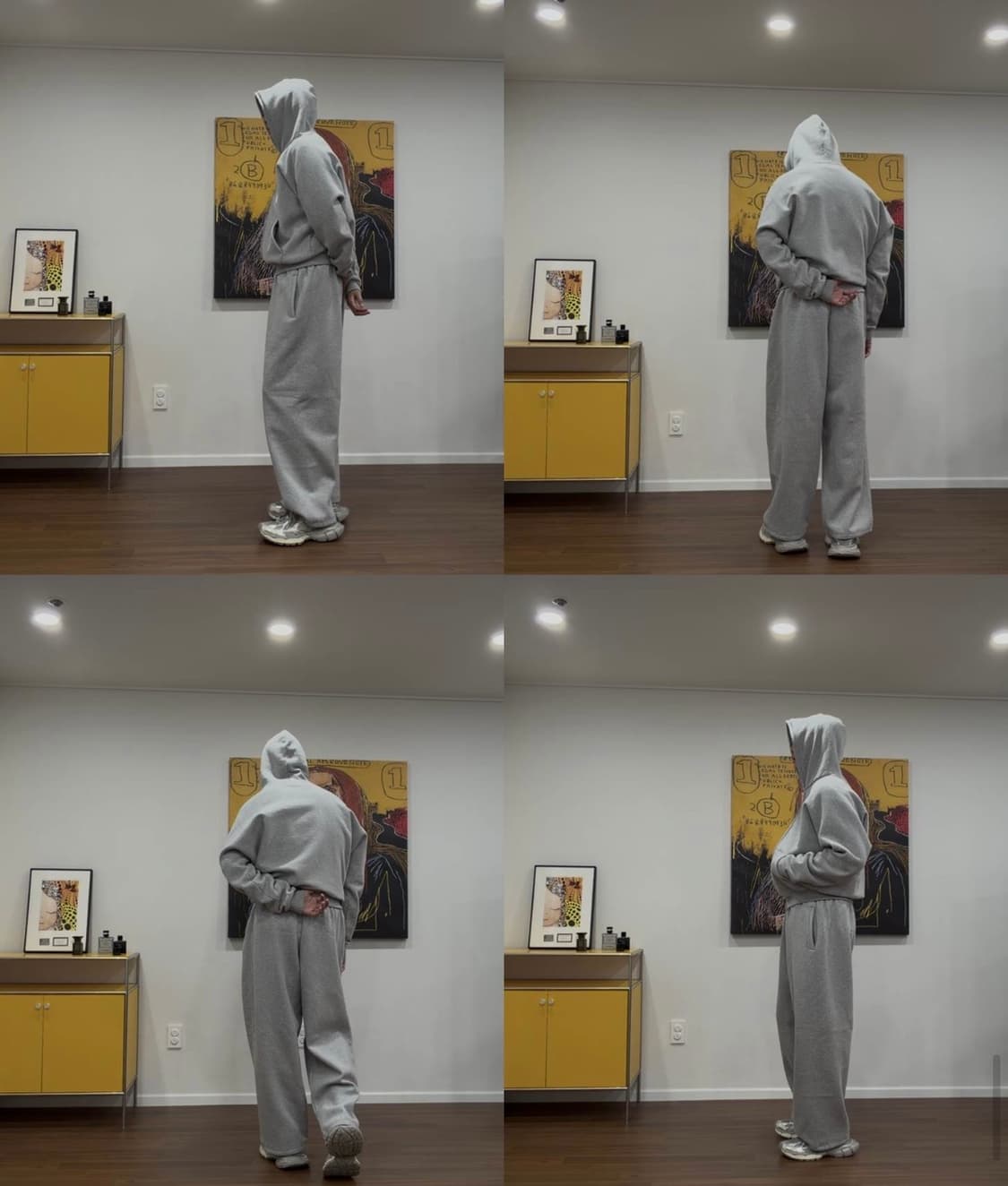 미니멀 와이드 트랙 팬츠(와이드 배기핏) 상품이미지4