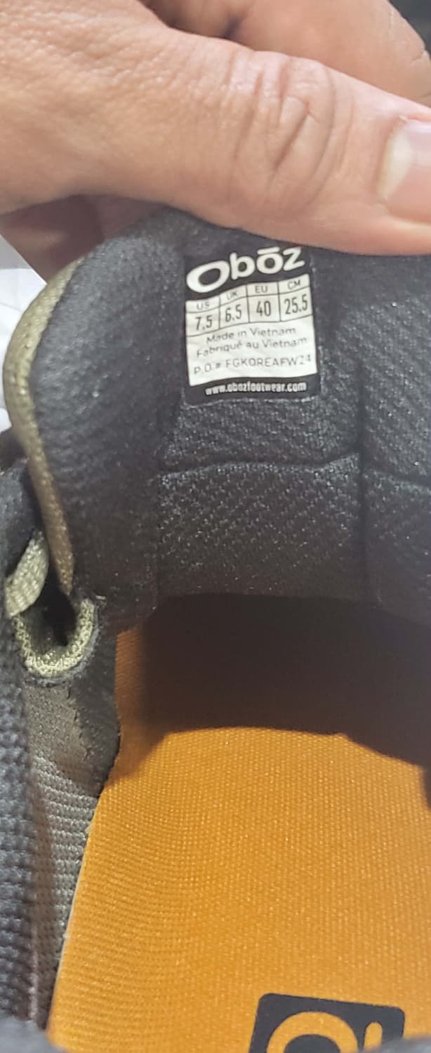 오보즈 방수 트레일화 255-260 상품이미지5