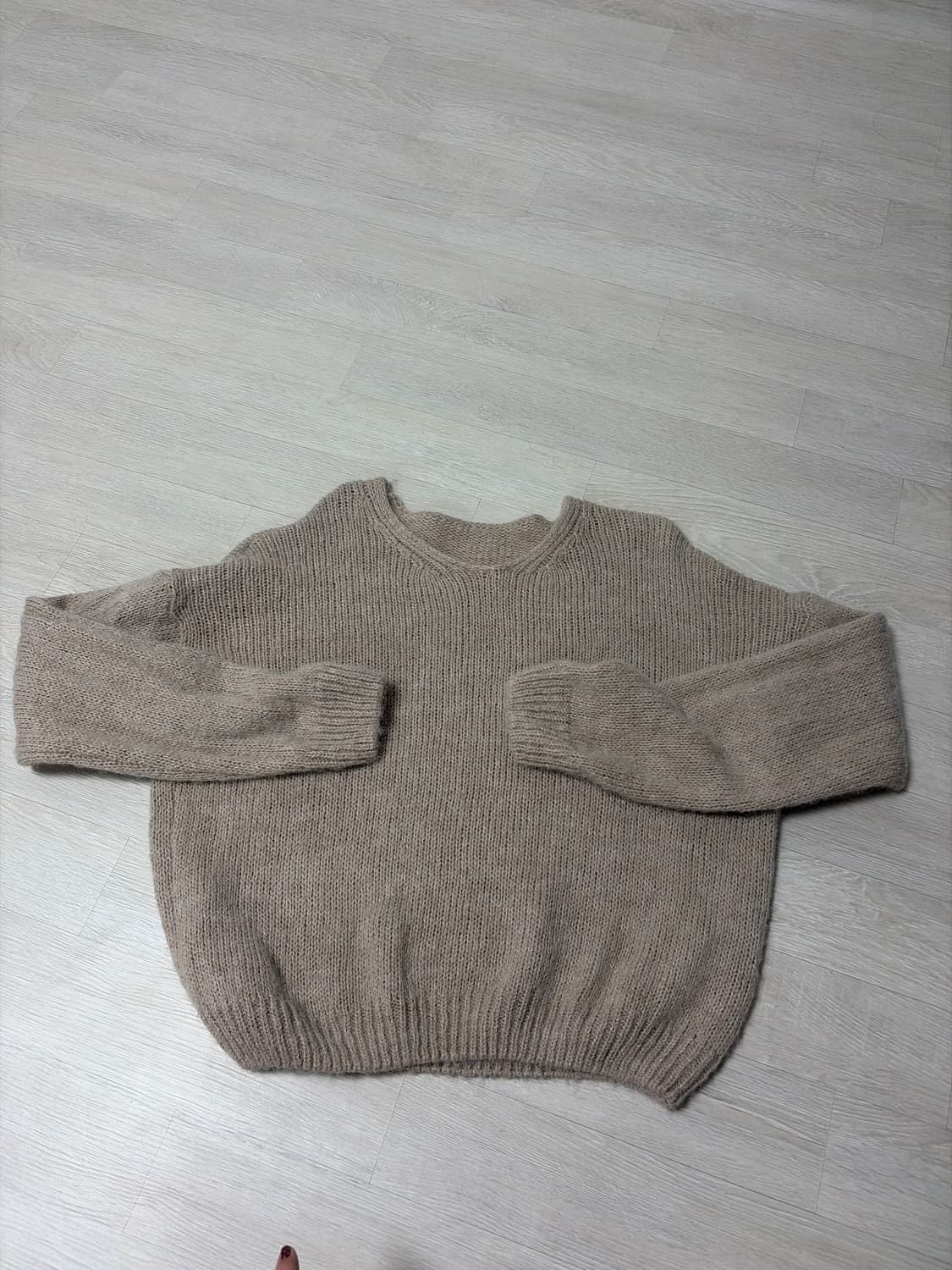 폭닥 브라운 니트 상품이미지1