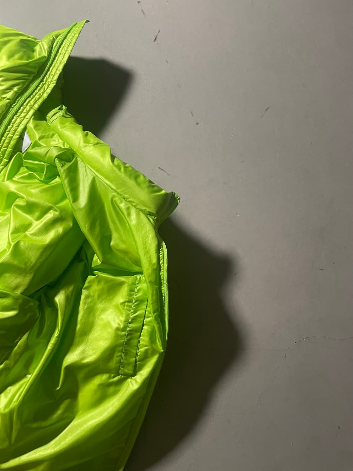 더블렛 Inflatable Down Jacket – Neon Green 상품이미지4