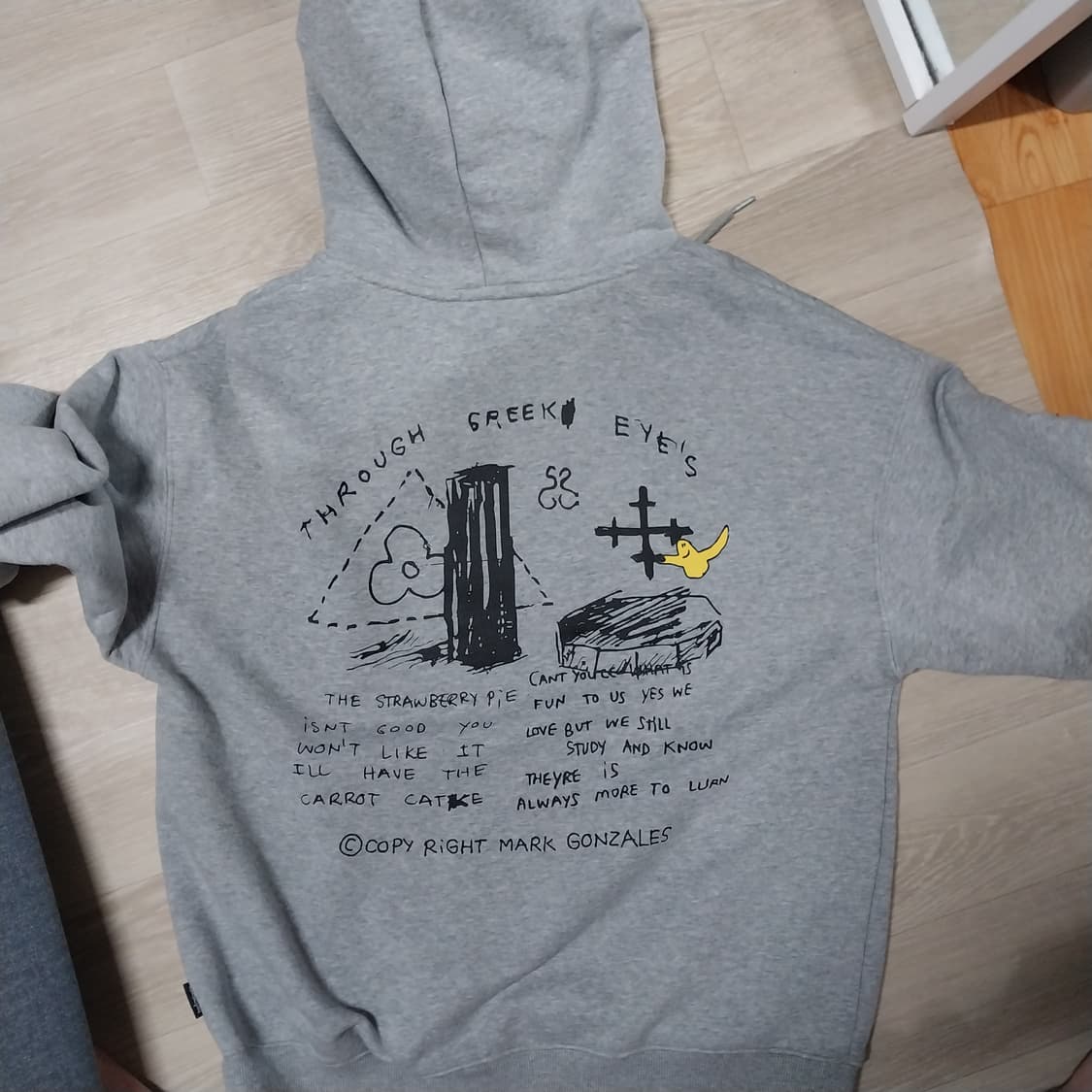 마크 곤잘레스 후드티 그레이 상품이미지2