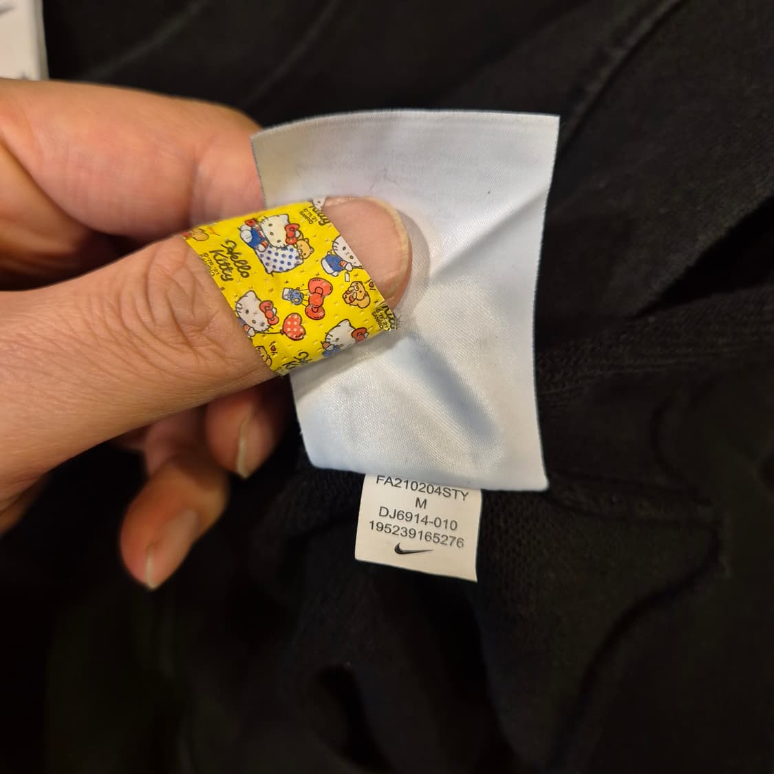 M 나이키 블랙 맨투맨  상품이미지5