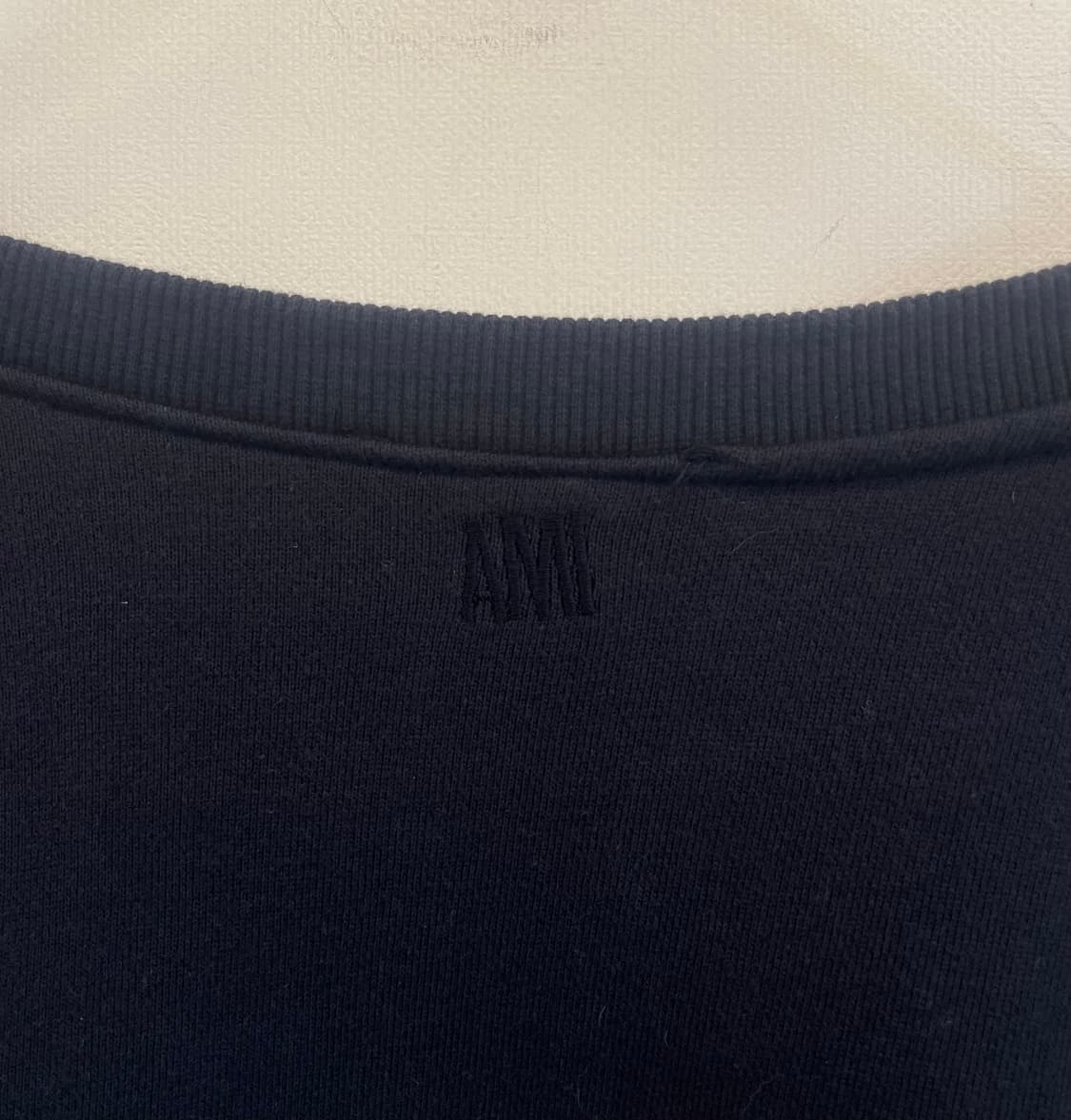 ami 아미 스몰하트 맨투맨 XL 네이비:) 면100% 상품이미지8