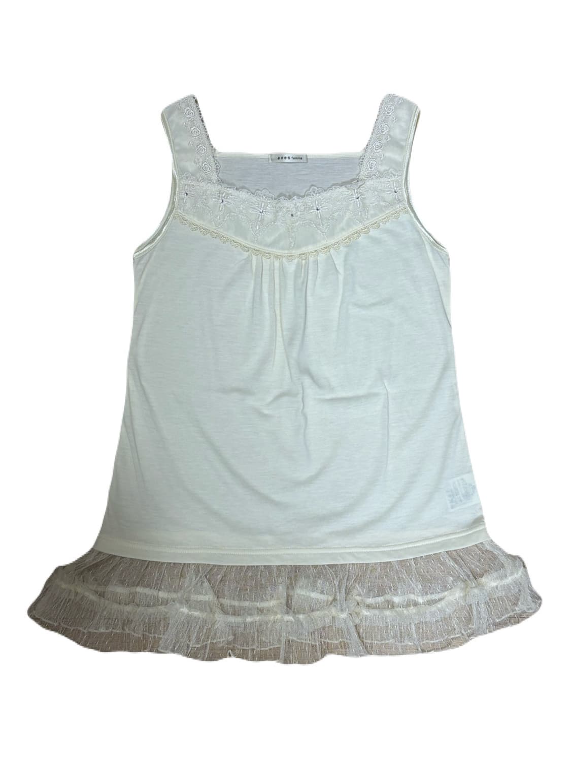 액시즈팜 프릴 레이스 나시 민소매 모리룩 갸루 상품이미지1