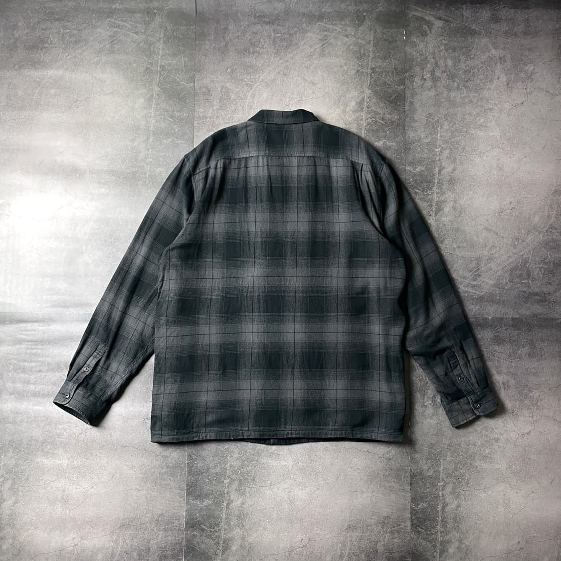 VANS 반스 빈티지 그레이 체크 코튼 셔츠자켓 A00451 상품이미지6