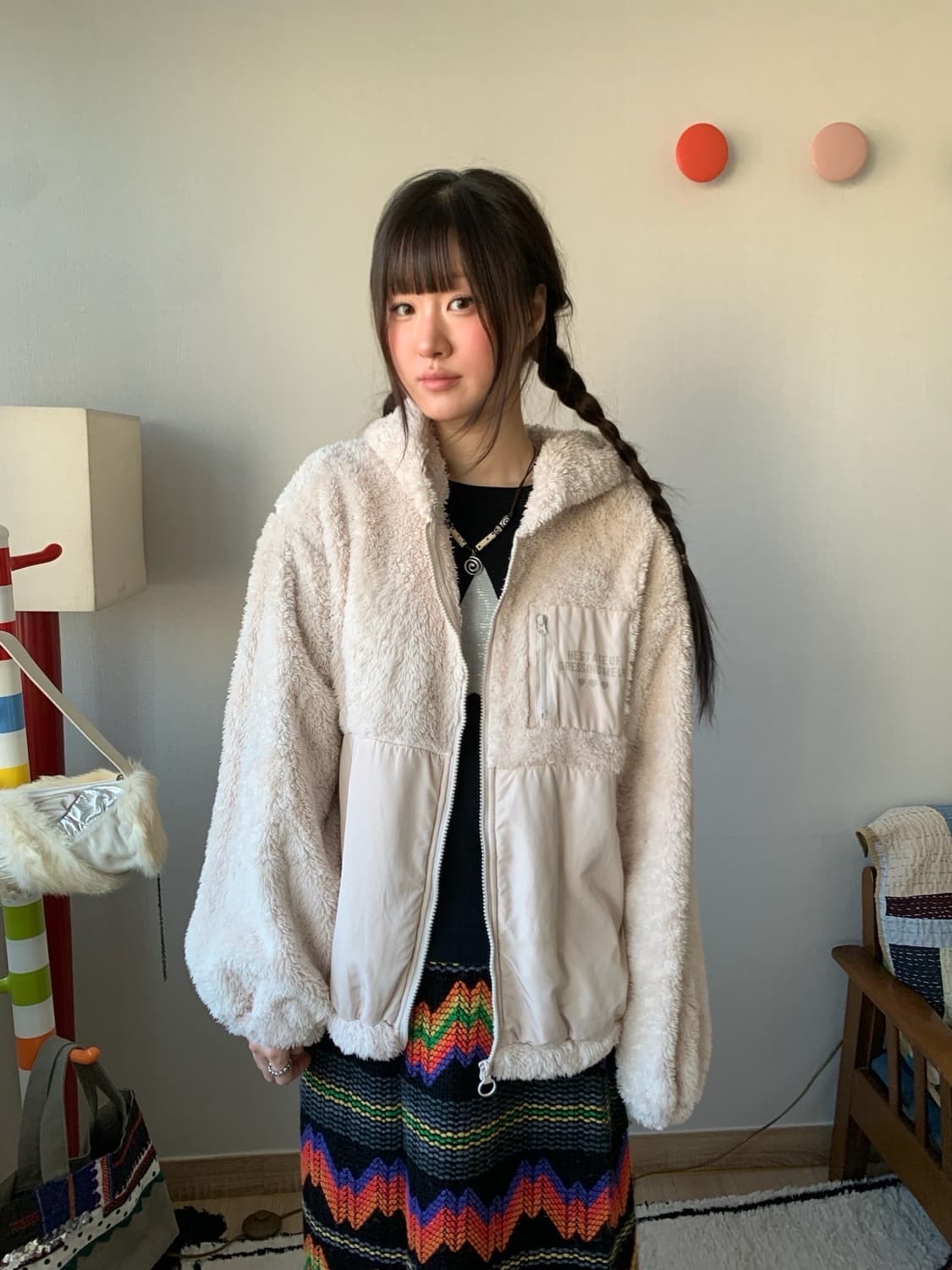 bear fur.. fleece jumper 상품이미지5