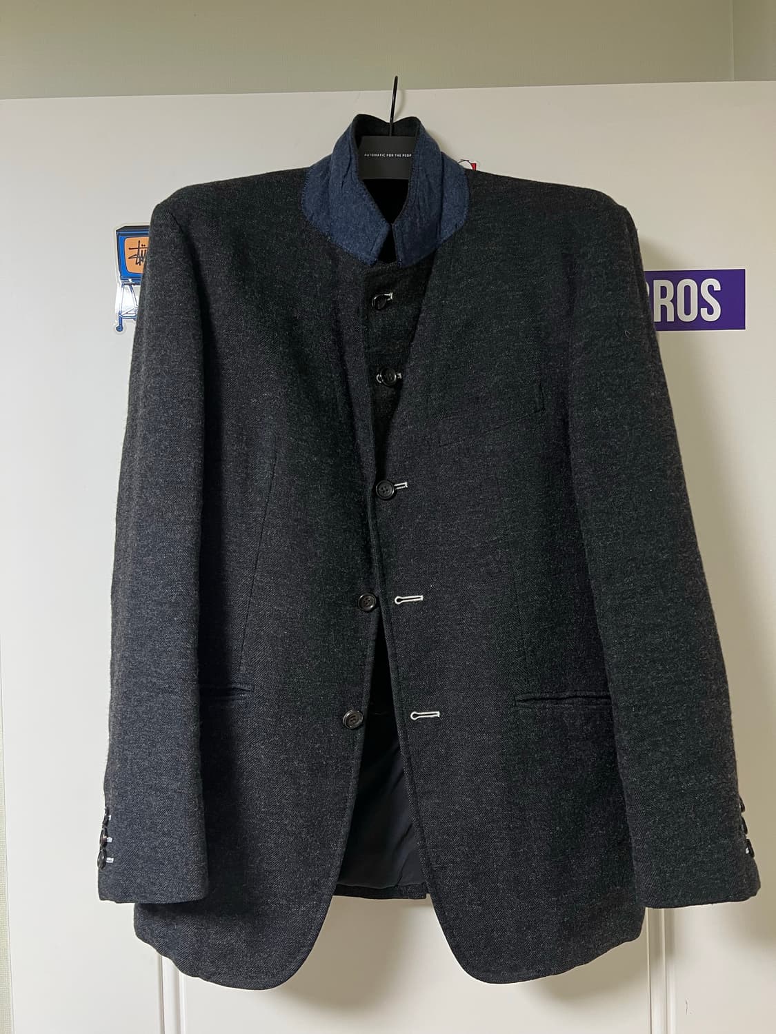 [L] 꼼데가르송 옴므 울 블레이저 상품이미지3