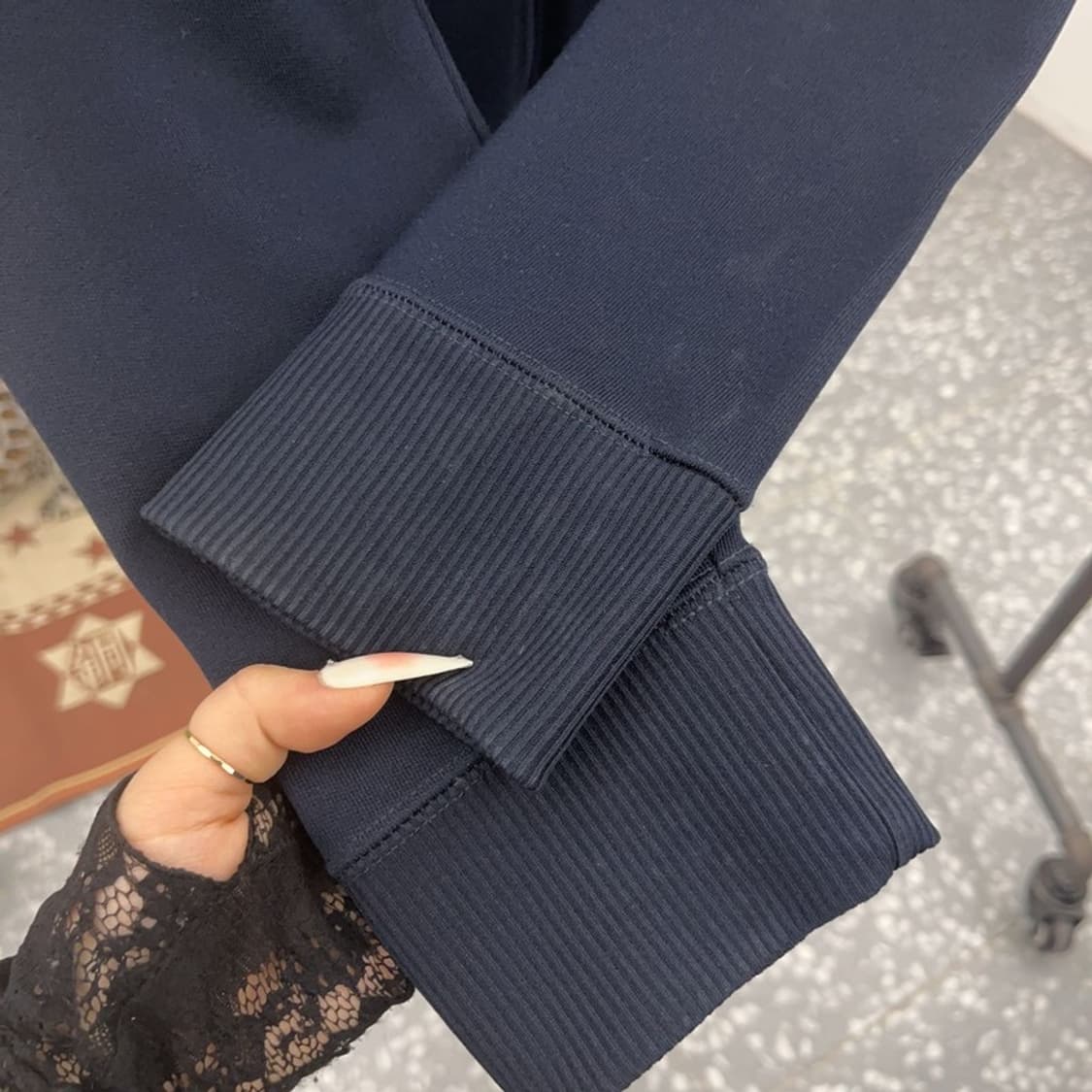 오니츠카 타이거 올드스쿨 레트로 배색 져지 집업 L C09329 상품이미지8