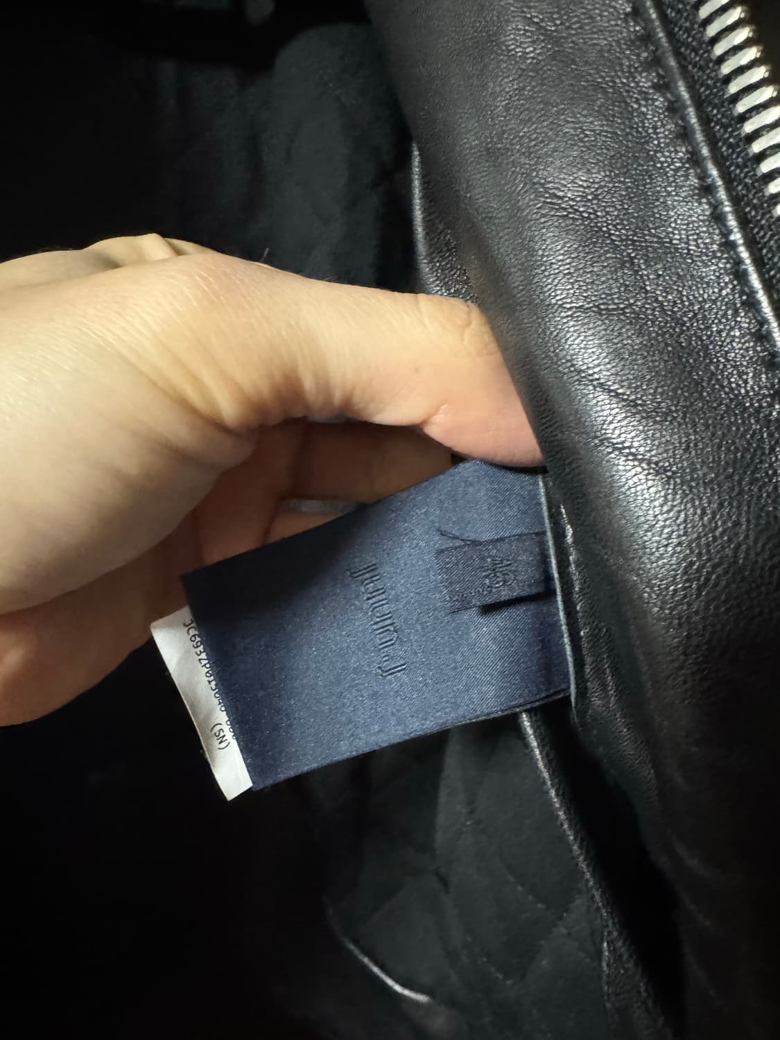 Juun.J 준지 램스킨 라이더 자켓 상품이미지5