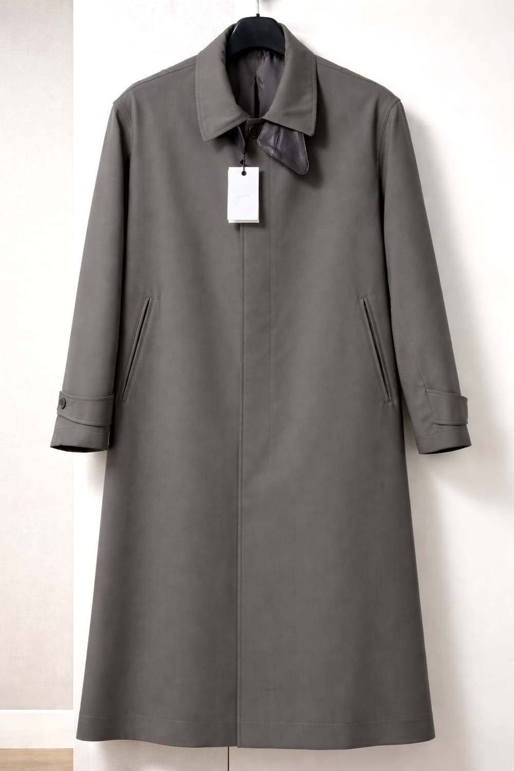 유스 / 26SS 파인 울 맥시 코트(카키 그레이) / L 상품이미지3