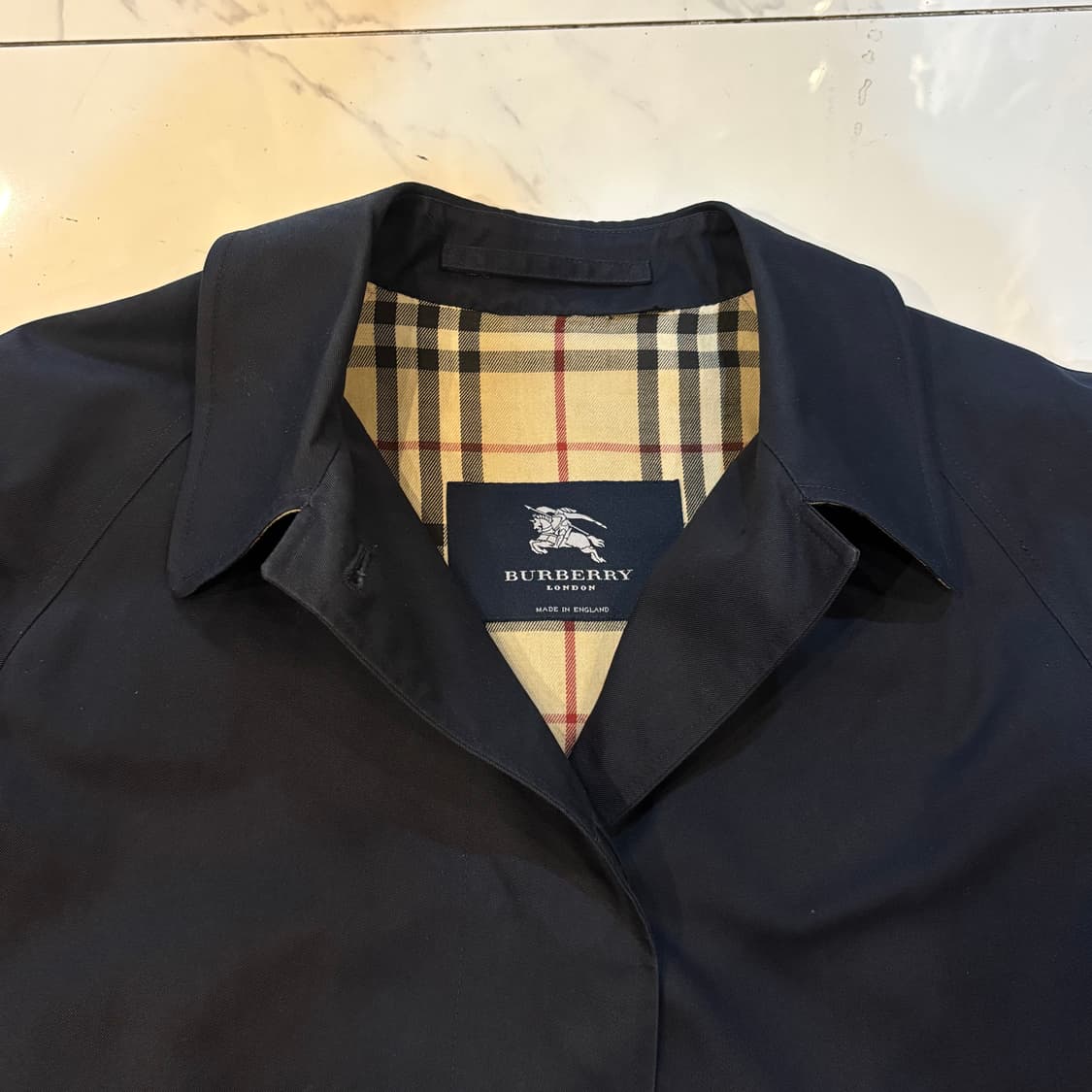 [상태 최상]Burberry 버버리 노바체크 싱글코트 상품이미지4