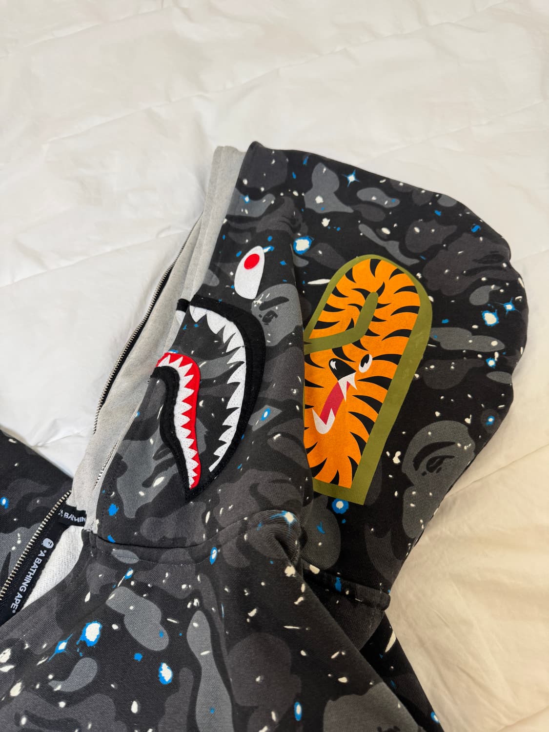 베이프 스페이스카모 더블후드 집업 2XL  상품이미지3